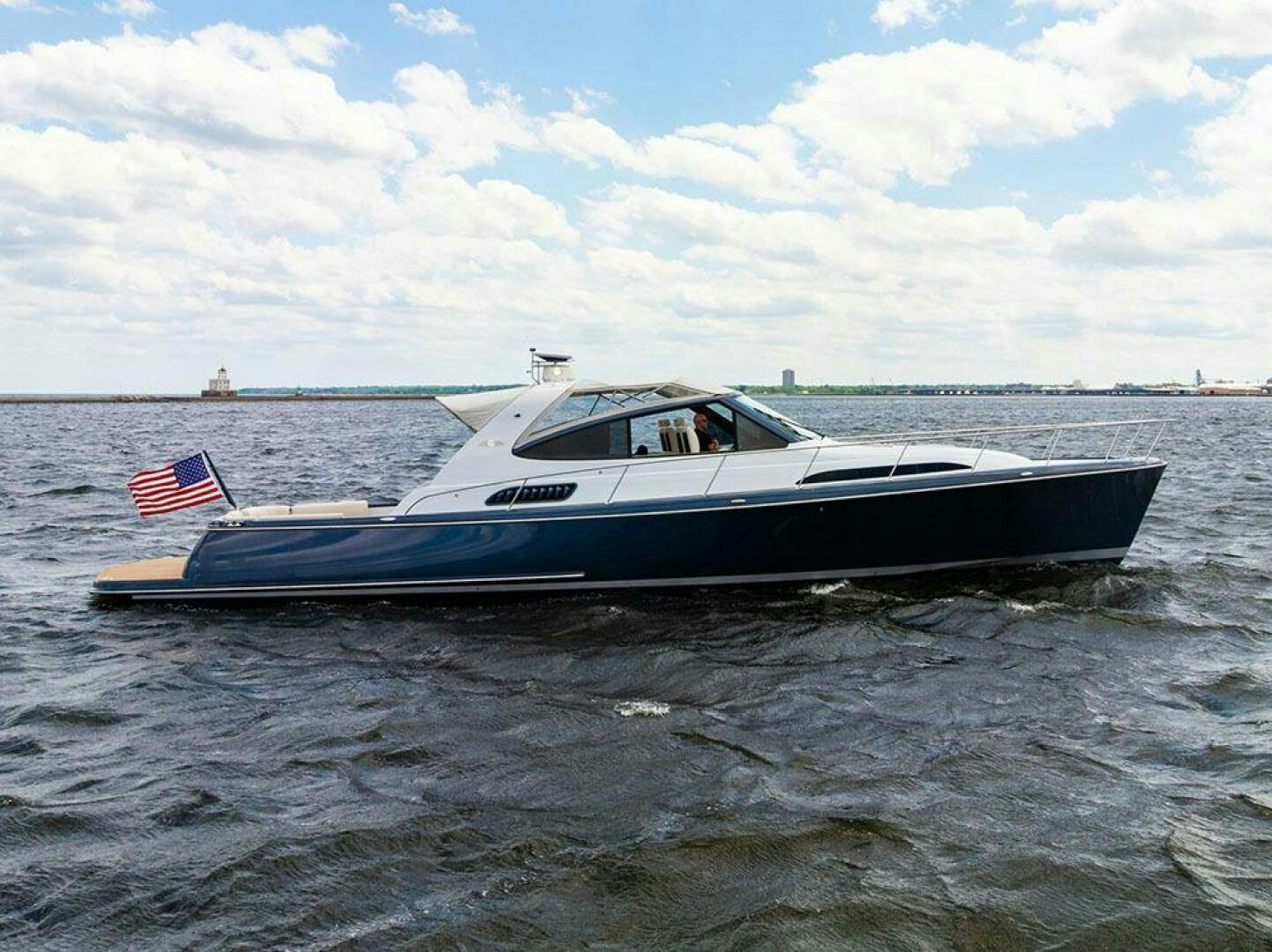 Palm Beach Motor Yachts-GT50 2019-TCB Milwaukee-Wisconsin-United States-Stbd profile-5424347