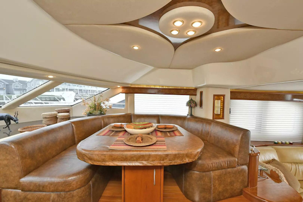 Silverton-52 Ovation 2009-Chirstina Maria Stuart-Florida-United States-9 Dinette-5167937