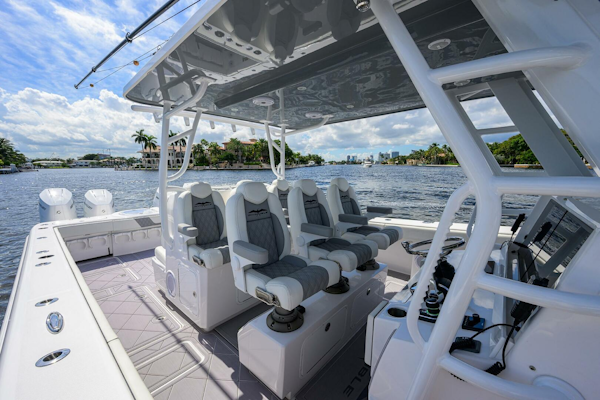 Invincible-46 Catamaran 2023-Argento II Stuart-Florida-United States-Invincible 46 Argento II  Exterior Helm-5235154
