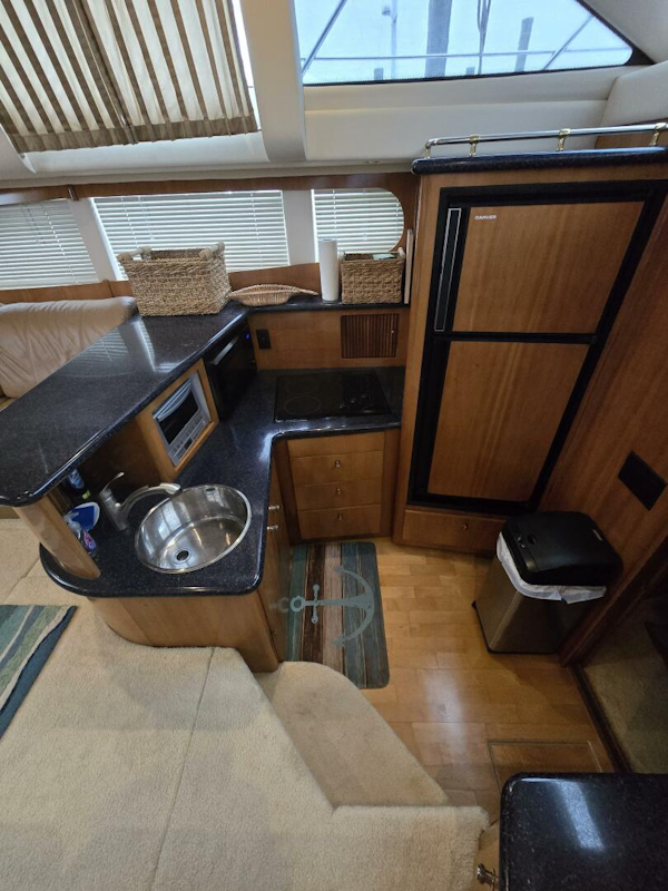 Carver-444 Cockpit Motor Yacht 2002-ChrisSea IV Westbrook-Connecticut-United States-Carver Kitchen Area-5392685