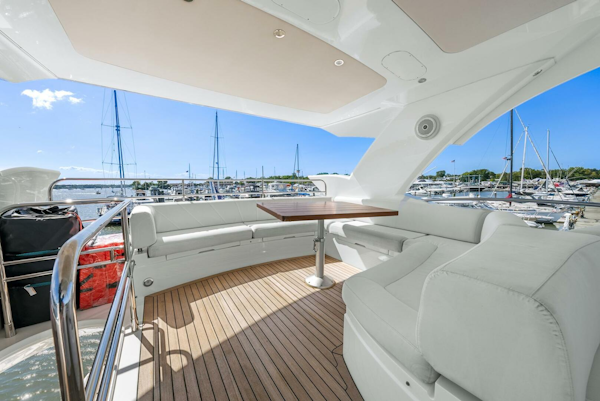 Sunseeker-Manhattan 65 2016 -Stuart-Luxurious 2016 Sunseeker Manhattan 65 yacht with spacious deck and marina view.-5314547