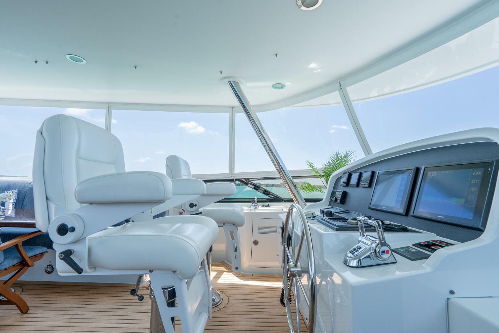 Crescent-Raised Pilothouse 2004-RISK AND REWARD West Palm Beach-Florida-United States-Flybridge Helm-5316081 | Thumbnail