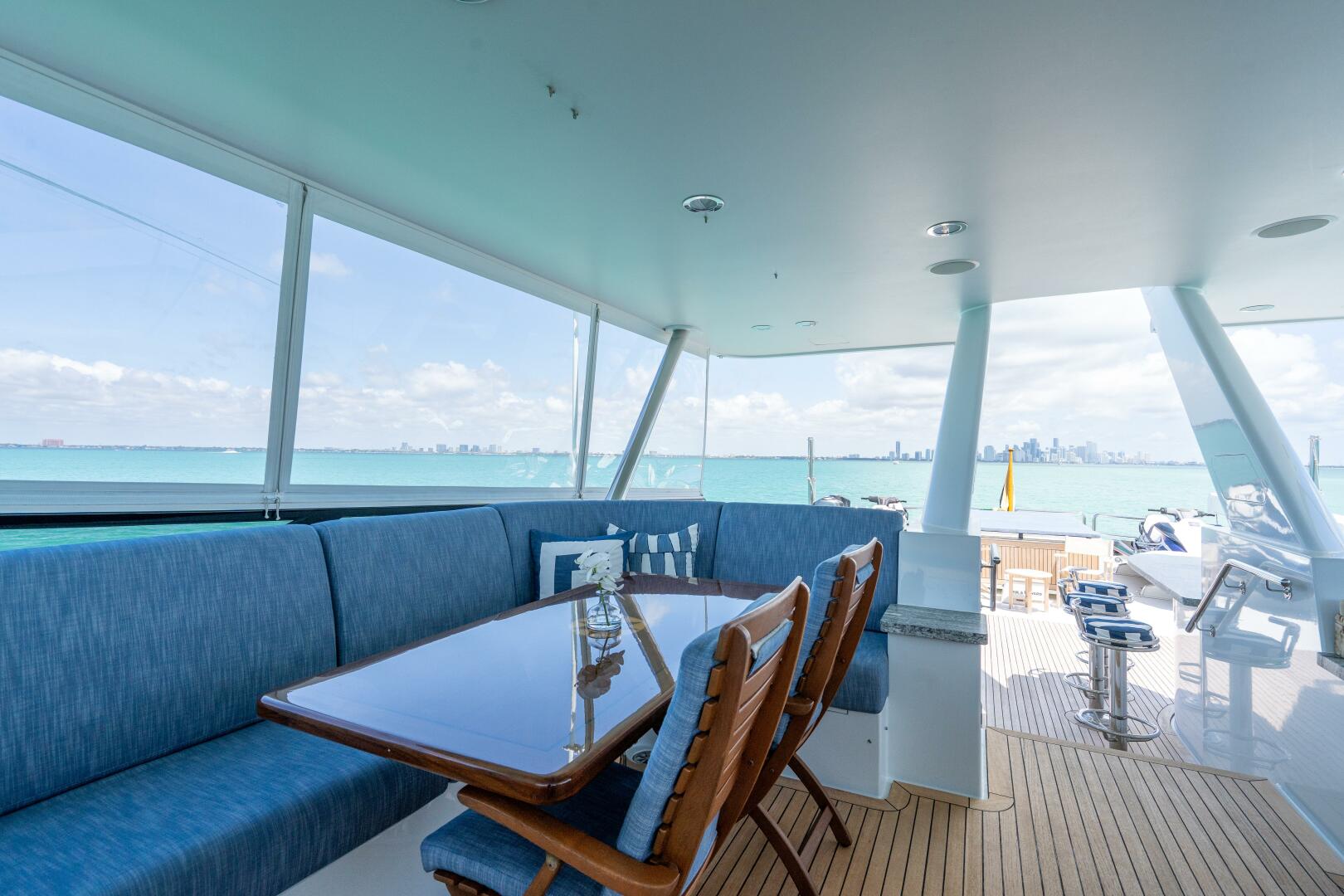 Crescent-Raised Pilothouse 2004-RISK AND REWARD West Palm Beach-Florida-United States-Flybridge Seating-5316078 | Thumbnail