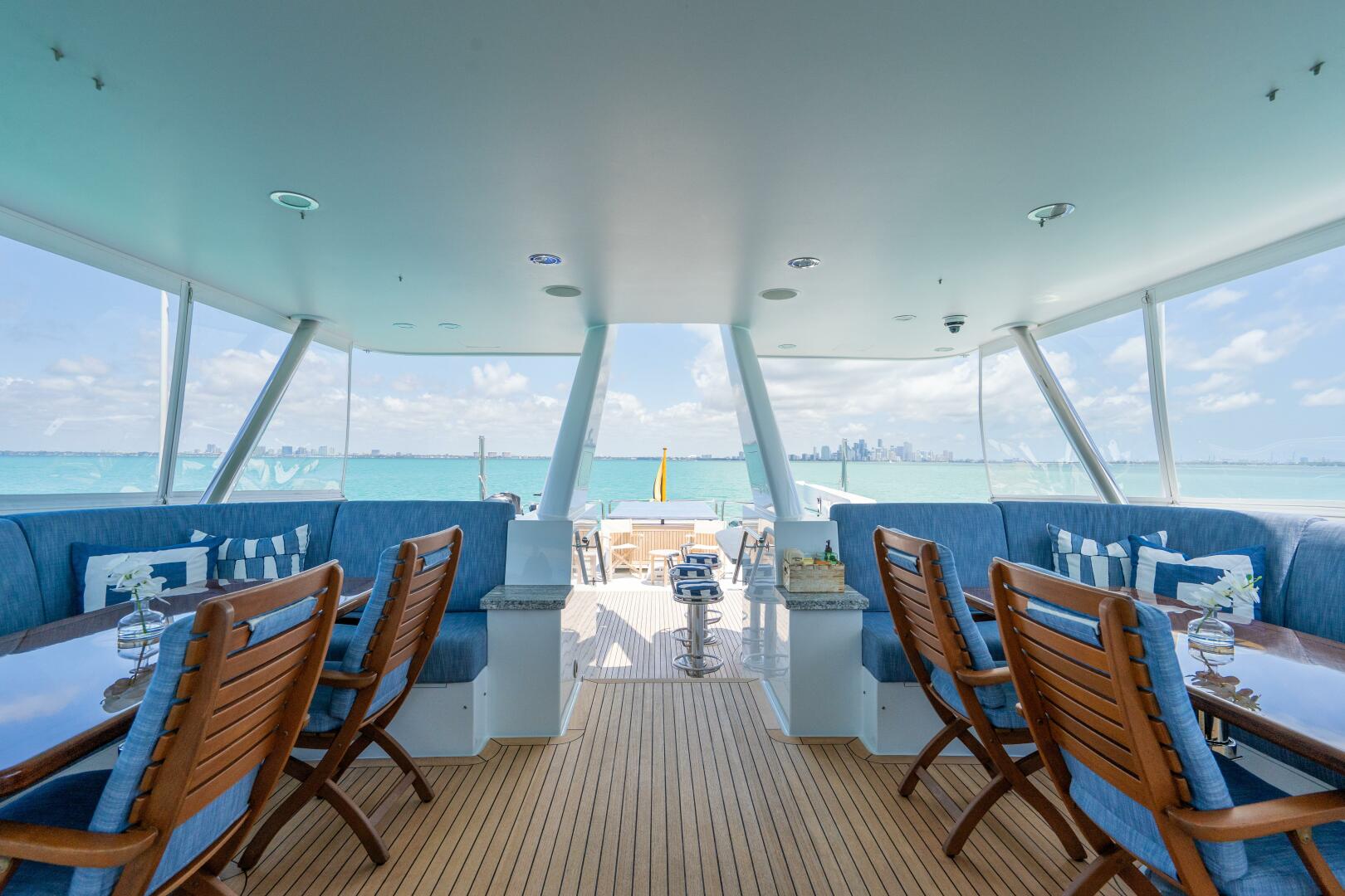 Crescent-Raised Pilothouse 2004-RISK AND REWARD West Palm Beach-Florida-United States-Flybridge Seating-5316077 | Thumbnail