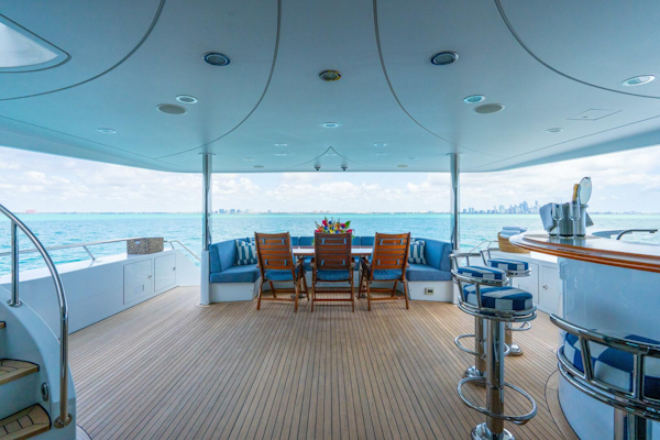 Crescent-Raised Pilothouse 2004-RISK AND REWARD West Palm Beach-Florida-United States-Aft Deck-5316103
