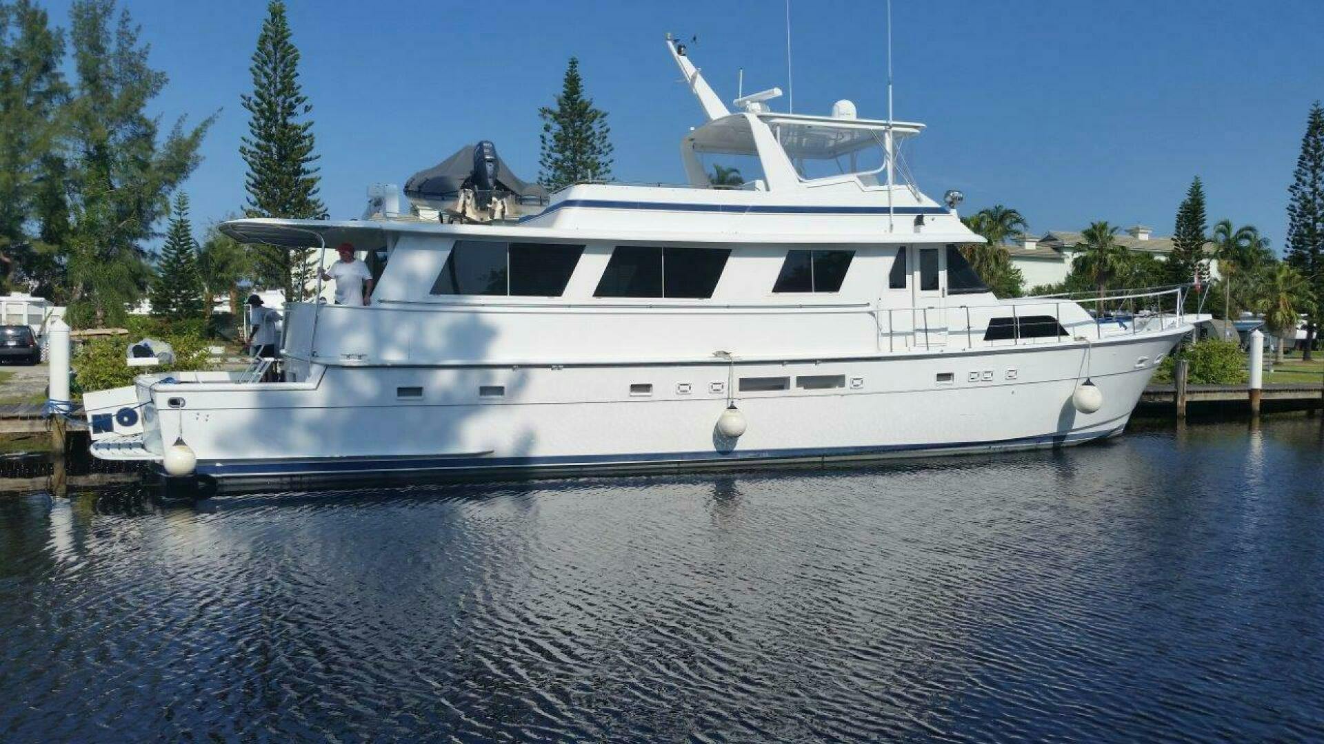 Hatteras-70 Cockpit Motor Yacht 1987-JUNKANOO Fort Lauderdale-Florida-United States-5342362