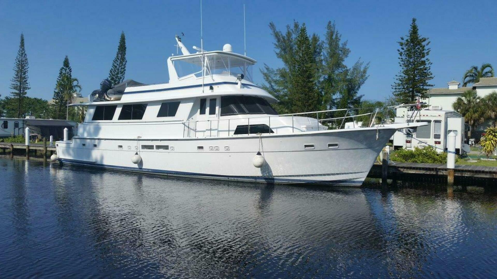 Hatteras-70 Cockpit Motor Yacht 1987-JUNKANOO Fort Lauderdale-Florida-United States-5342361