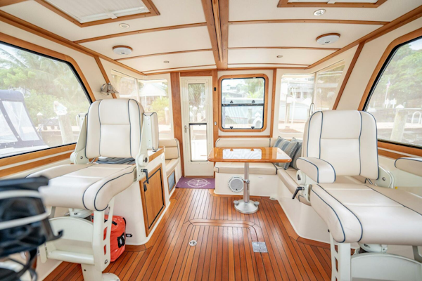 Sabre-42 Express 2006-Moondance Stuart-Florida-United States-6 Helm Deck Aft View -5408048