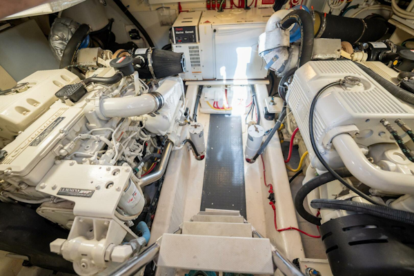 Sabre-42 Express 2006-Moondance Stuart-Florida-United States-67  Center Engine Room Aft View 2-5408159