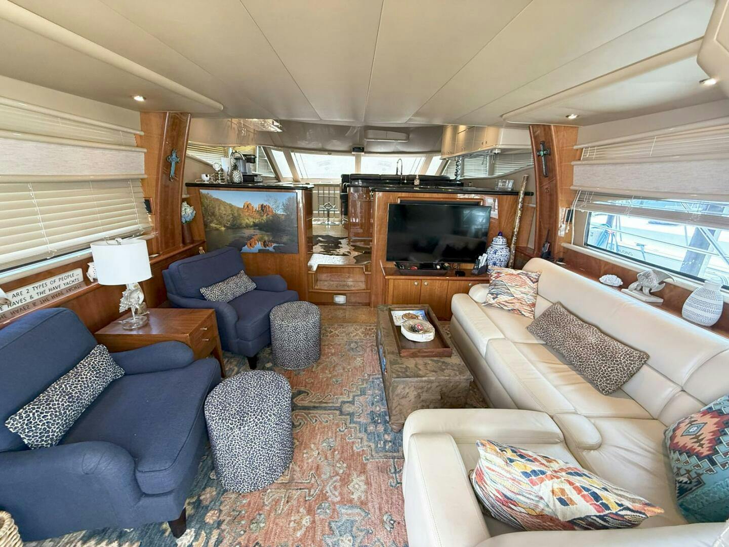 Neptunus-FB with Euro Transom 2008-SEDONA Jupiter-Florida-United States-Salon Looking Forward   -5428933