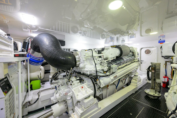 Viking-72 Convertible 2021-SANDBOB II North Palm Beach-Florida-United States-Engine Room-5396959