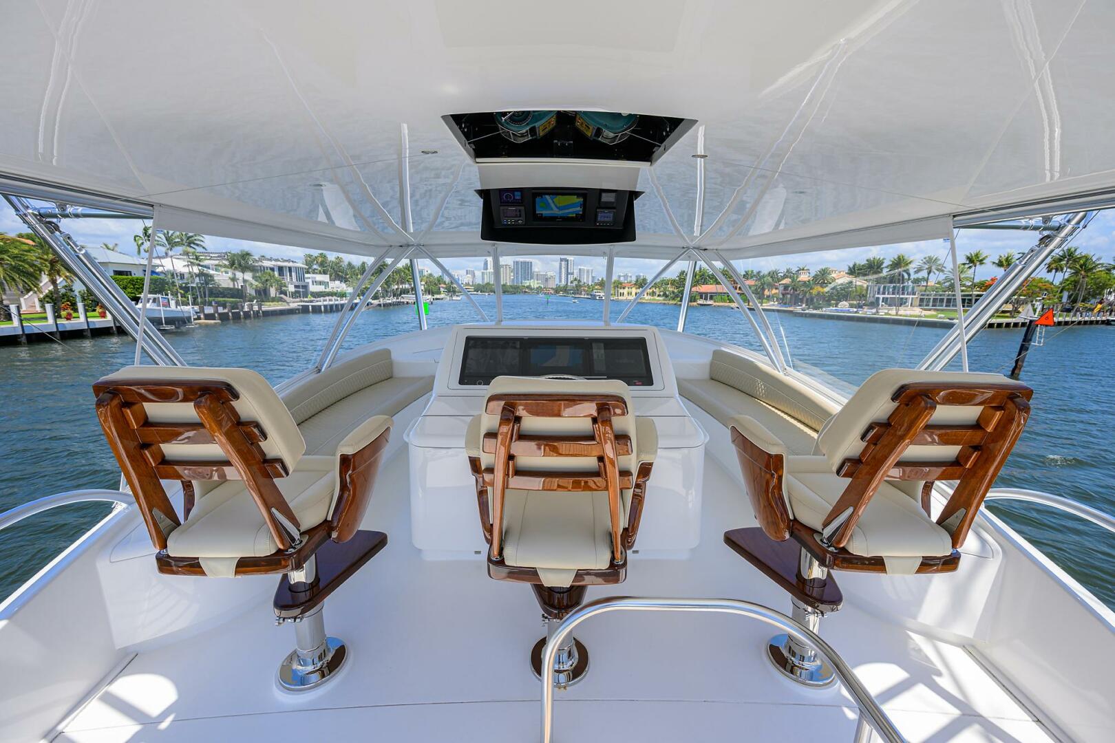 Viking-72 Convertible 2021-SANDBOB II North Palm Beach-Florida-United States-Helm Seating-5396944 | Thumbnail