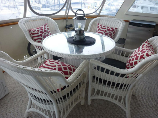 Hatteras-Flybridge 1987-The Bottom Line Wickford-Rhode Island-United States-5418856