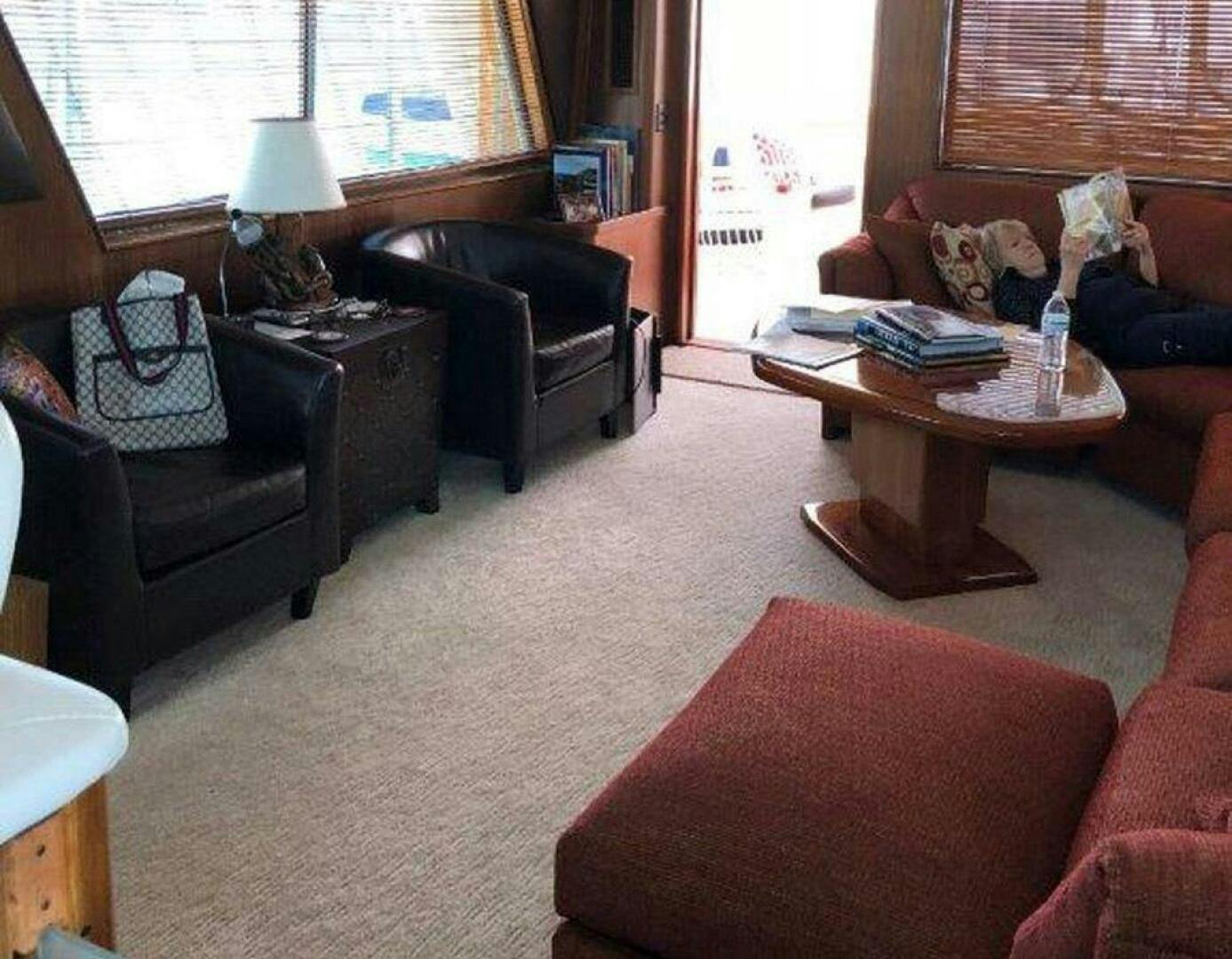 Hatteras-Flybridge 1987-The Bottom Line Wickford-Rhode Island-United States-5418820