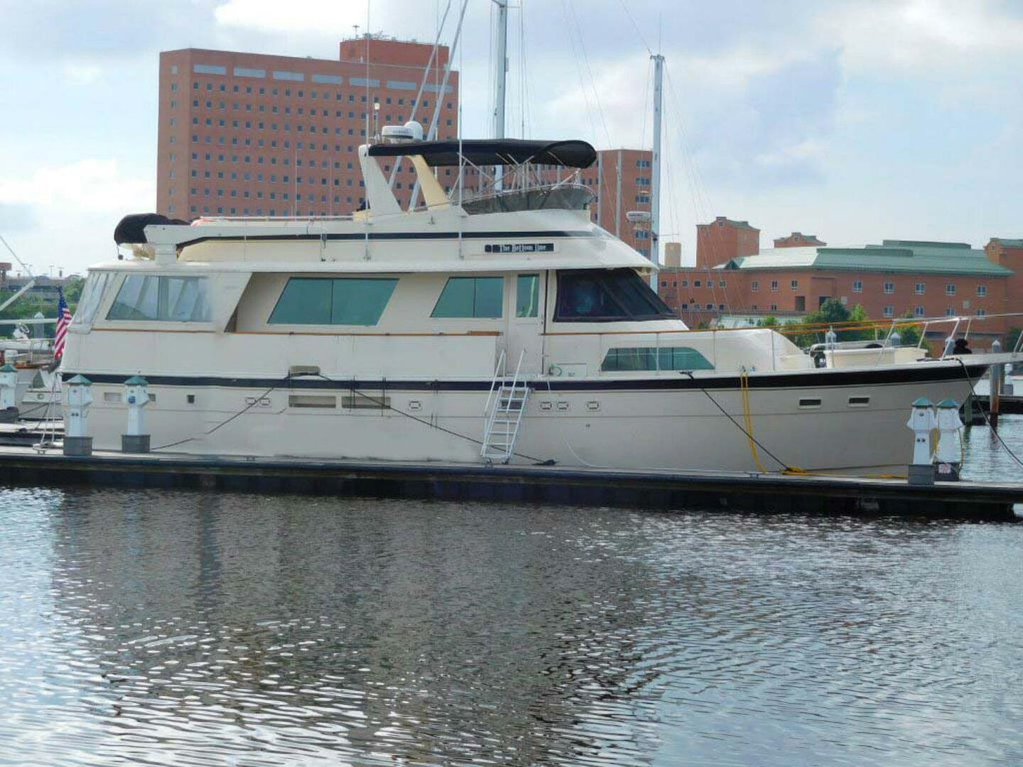 Hatteras-Flybridge 1987-The Bottom Line Wickford-Rhode Island-United States-5418867 | Thumbnail