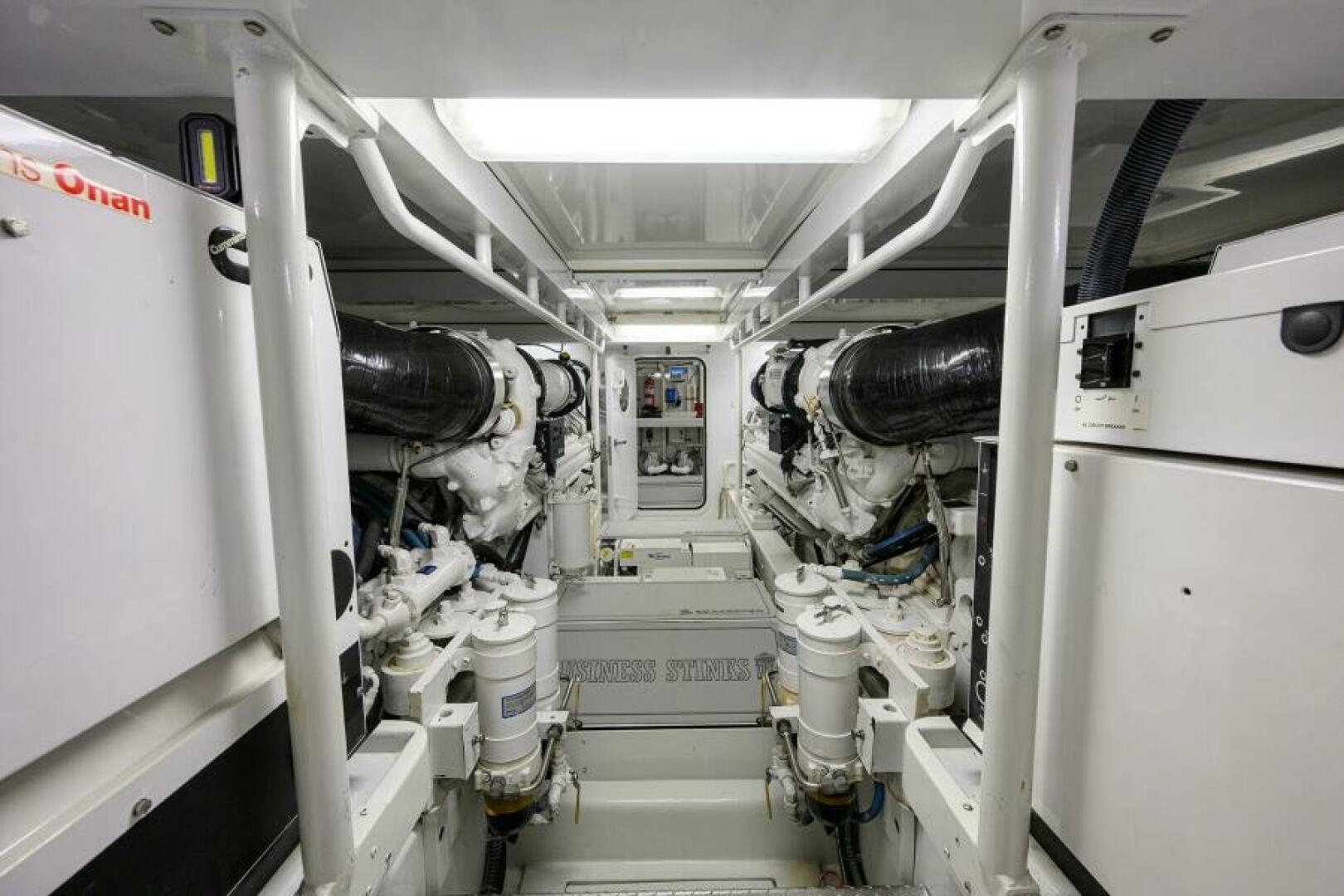 Merritt-72 Convertible 2004-Business Stinks Stuart-Florida-United States-Engine Room-5406131 | Thumbnail
