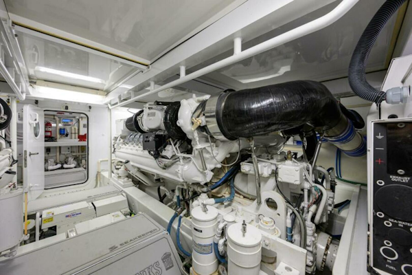 Merritt-72 Convertible 2004-Business Stinks Stuart-Florida-United States-Engine Room-5406132