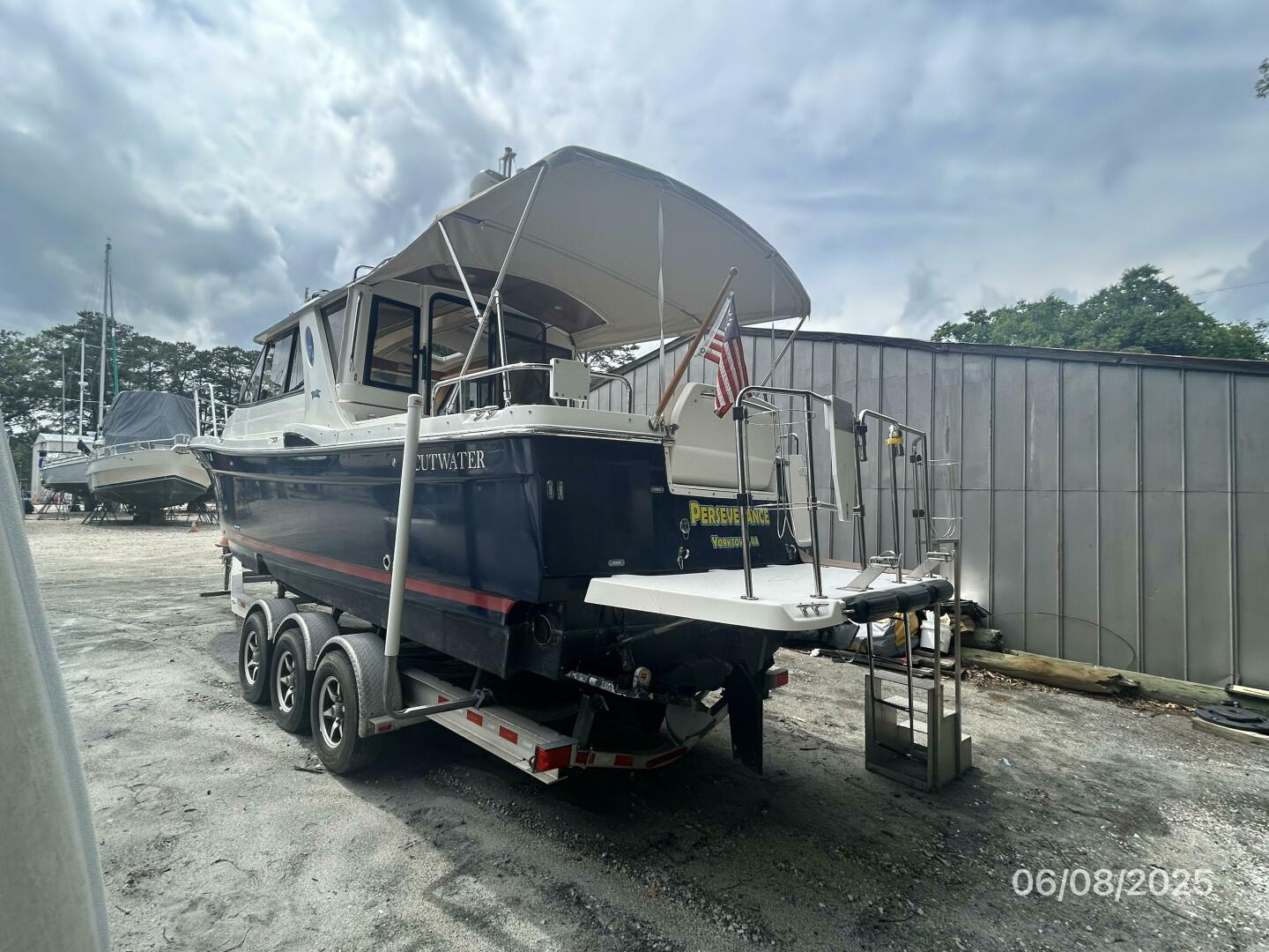 Cutwater-C28 2012-Perseverance Yorktown-Virginia-United States-28 Cutwater port aft profile-5408688 | Thumbnail