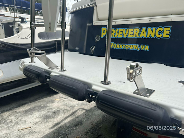 Cutwater-C28 2012-Perseverance Yorktown-Virginia-United States-28 Cutwater tender davit bases-5408705