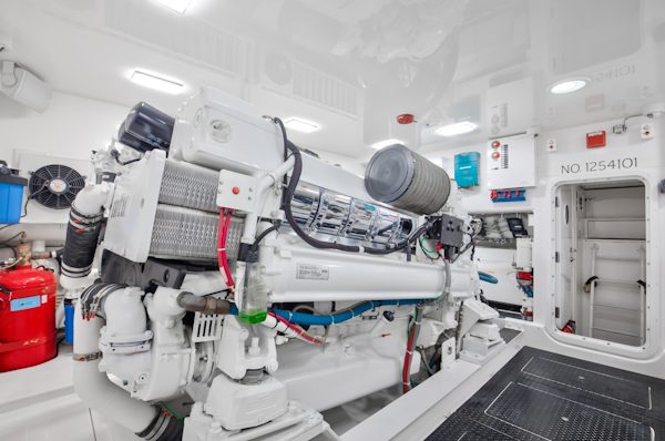 Viking-82 Convertible 2010-Done Deal Fort Lauderdale-Florida-United States-Viking 82  Done Deal  Engine Room-6012563