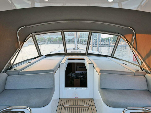 Beneteau-Oceanis 60 2023-CADUCEUS Charleston-South Carolina-United States-Loungers Under Dodger Copy-5457659