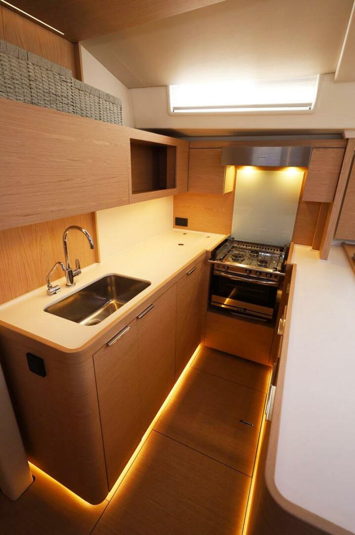 Beneteau-Oceanis 60 2023-CADUCEUS Charleston-South Carolina-United States-Galley To Starboard-5457687 | Thumbnail