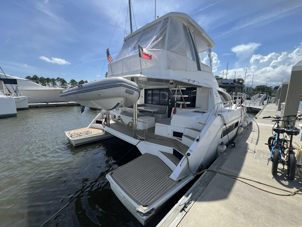 Leopard-43 Powercat 2018-Frida Cat St. Augustine-Florida-United States-2018 Leopard Power Cat Stern and Swim Platform-5476064