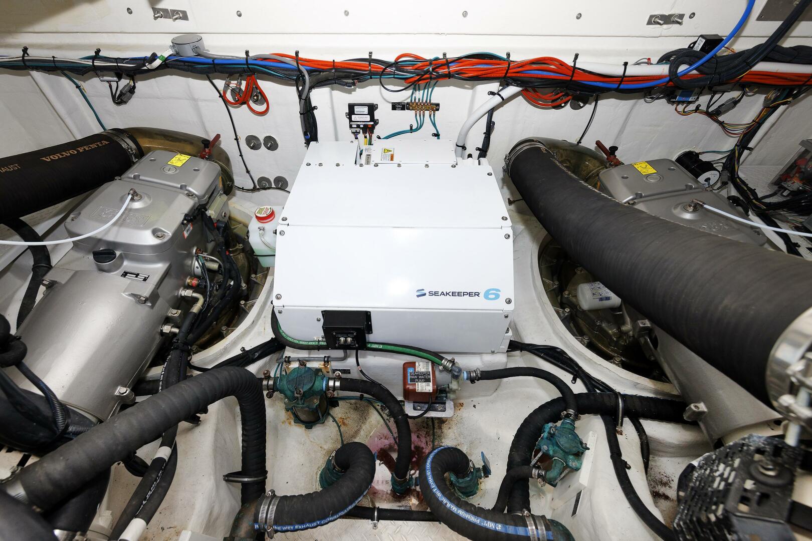 Cruisers Yachts 2021-Wicked Nauti Danvers-Massachusetts-United States-Engine Room   Seakeeper-5482729 | Thumbnail