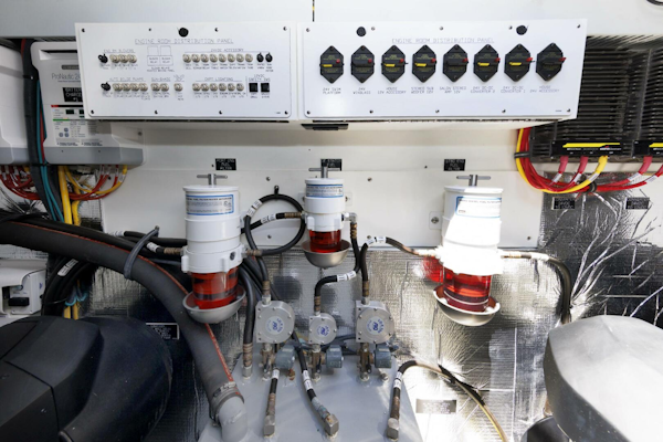 Cruisers Yachts 2021-Wicked Nauti Danvers-Massachusetts-United States-Engine Room   Filters-5482731