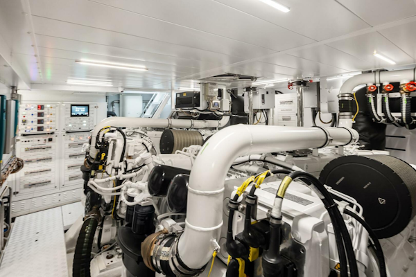 Sanlorenzo-SL86 2023-ESSENZA Seattle-Washington-United States-Engine Room-5516430