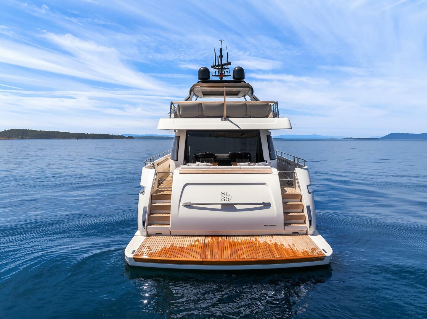 Sanlorenzo-SL86 2023-ESSENZA Seattle-Washington-United States-Stern Profile-5516437 | Thumbnail
