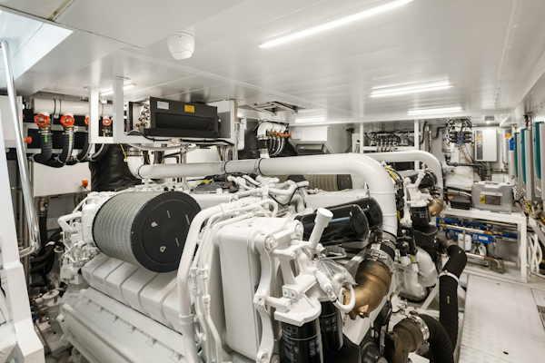Sanlorenzo-SL86 2023-ESSENZA Seattle-Washington-United States-Engine Room-5516429