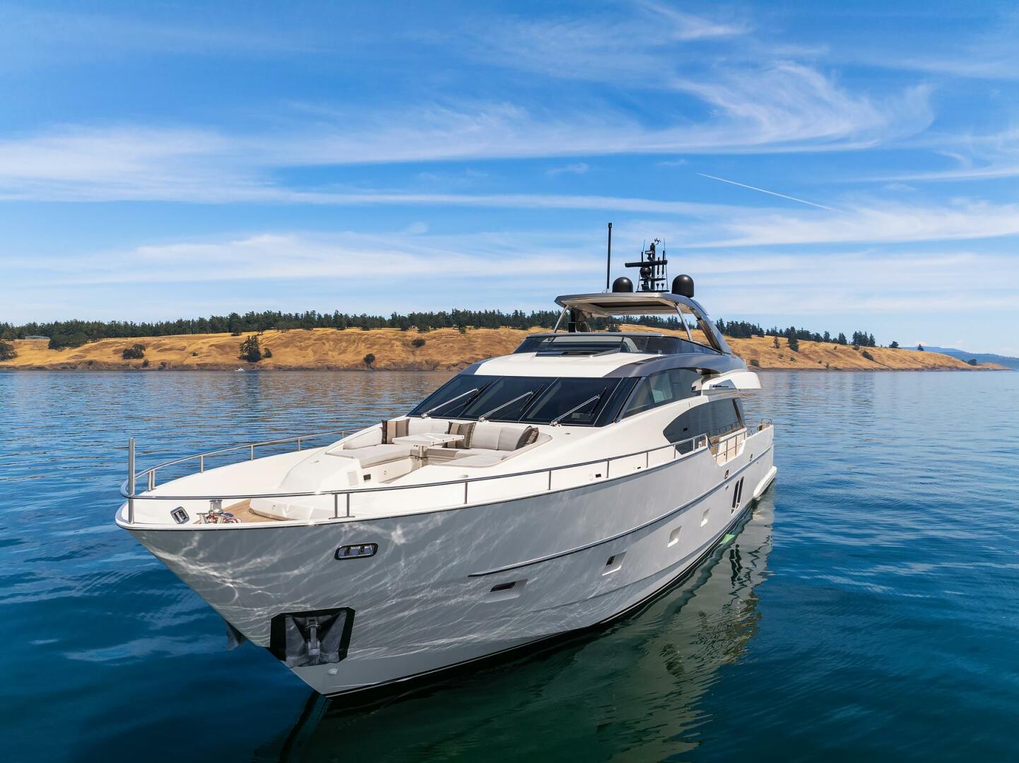 Sanlorenzo-SL86 2023-ESSENZA Seattle-Washington-United States-Port Bow Profile-5516433 | Thumbnail