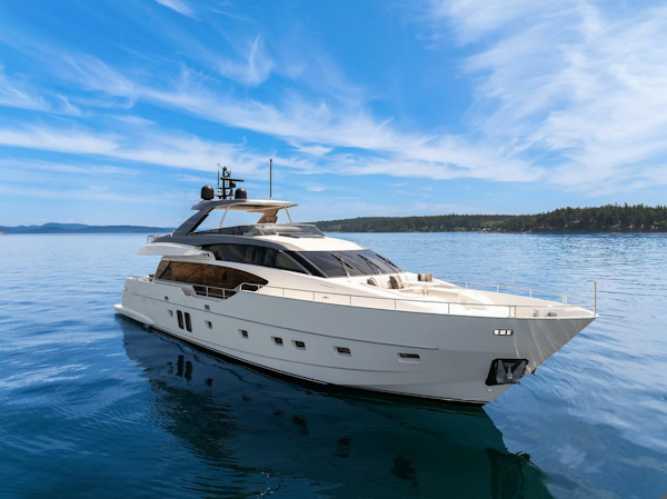 Sanlorenzo-SL86 2023-ESSENZA Seattle-Washington-United States-Starboard Bow Profile-5516434