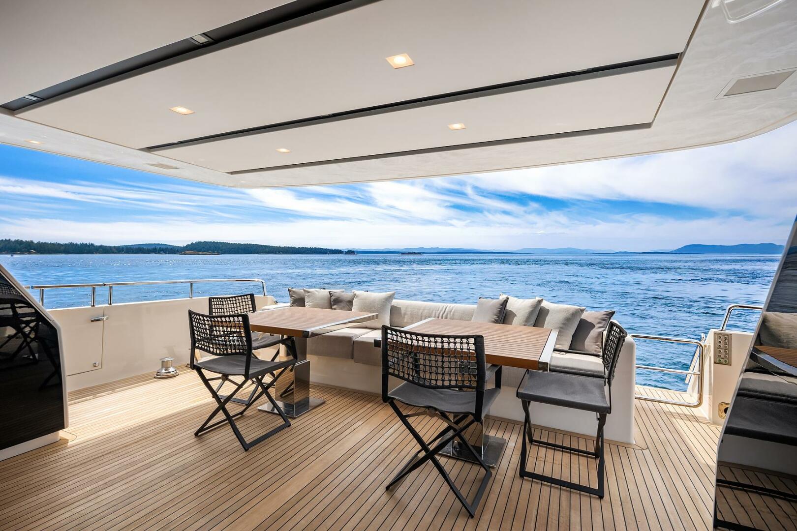 Sanlorenzo-SL86 2023-ESSENZA Seattle-Washington-United States-Aft Deck-5516399 | Thumbnail