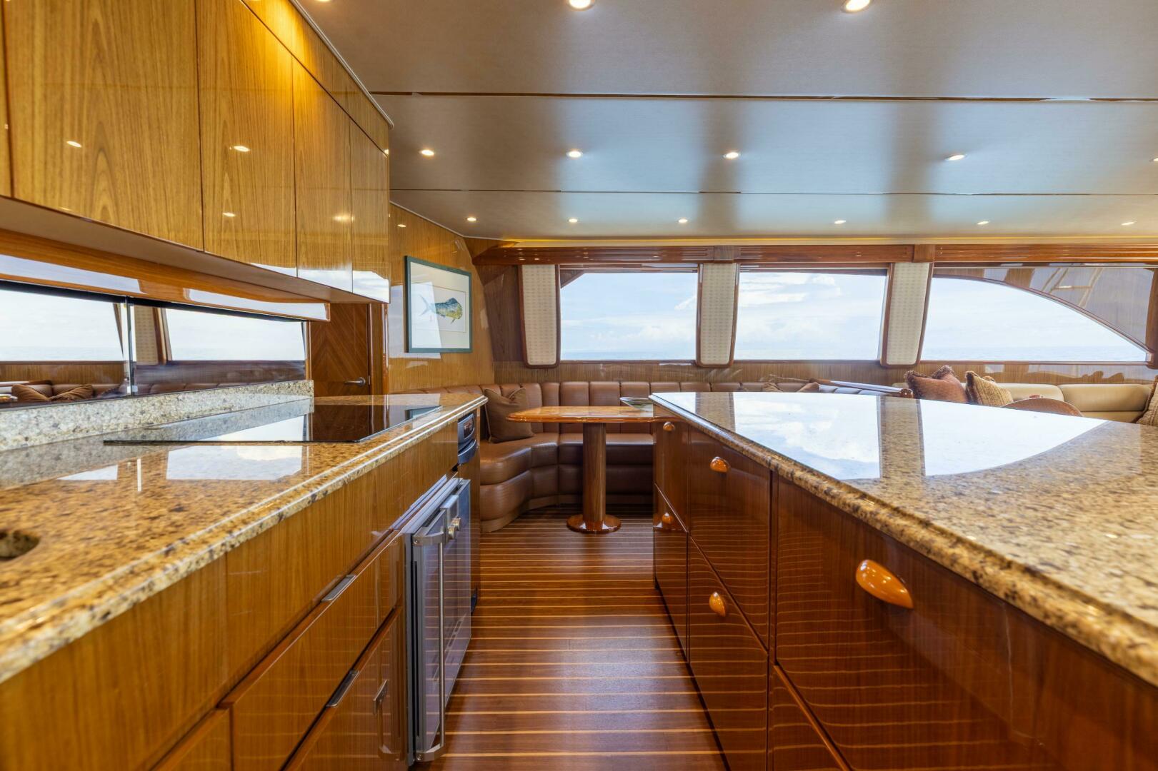 Viking-76 Enclosed Flybridge 2012-MODERATION Stuart-Florida-United States-Galley Looking Starboard-5641578 | Thumbnail