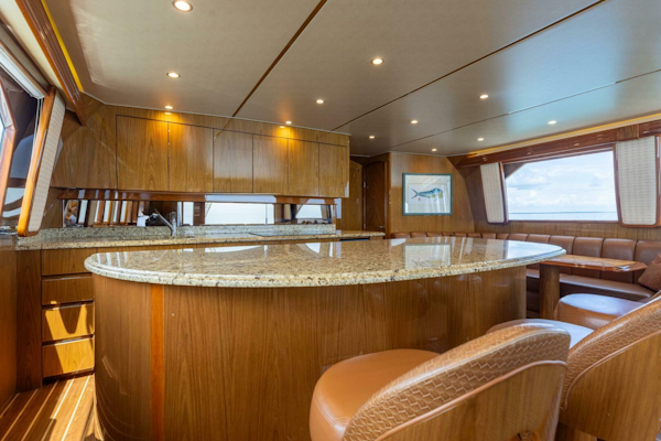 Viking-76 Enclosed Flybridge 2012-MODERATION Stuart-Florida-United States-Galley Looking Forward-5641575