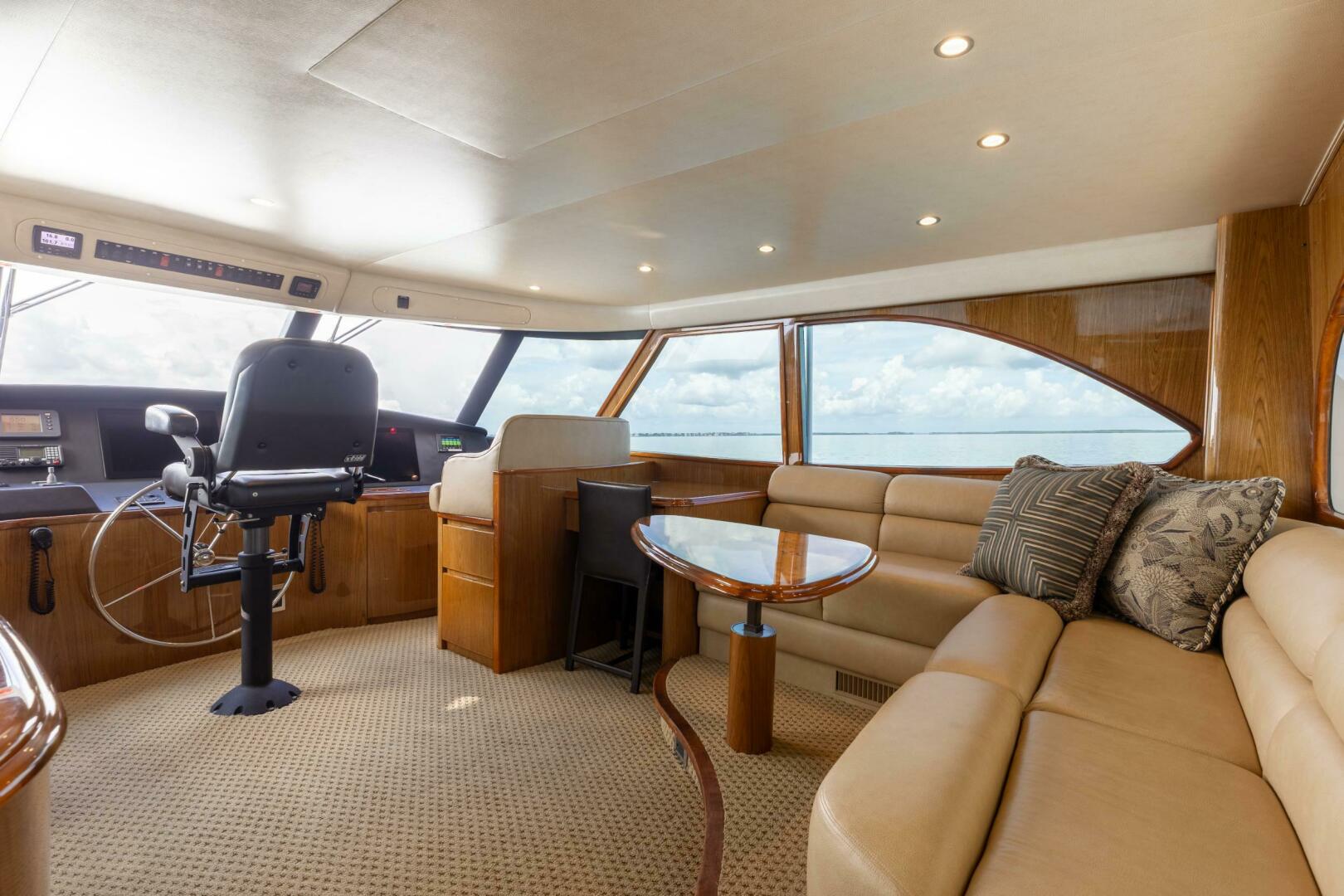 Viking-76 Enclosed Flybridge 2012-MODERATION Stuart-Florida-United States-Flybridge Looking Forward-5641628 | Thumbnail