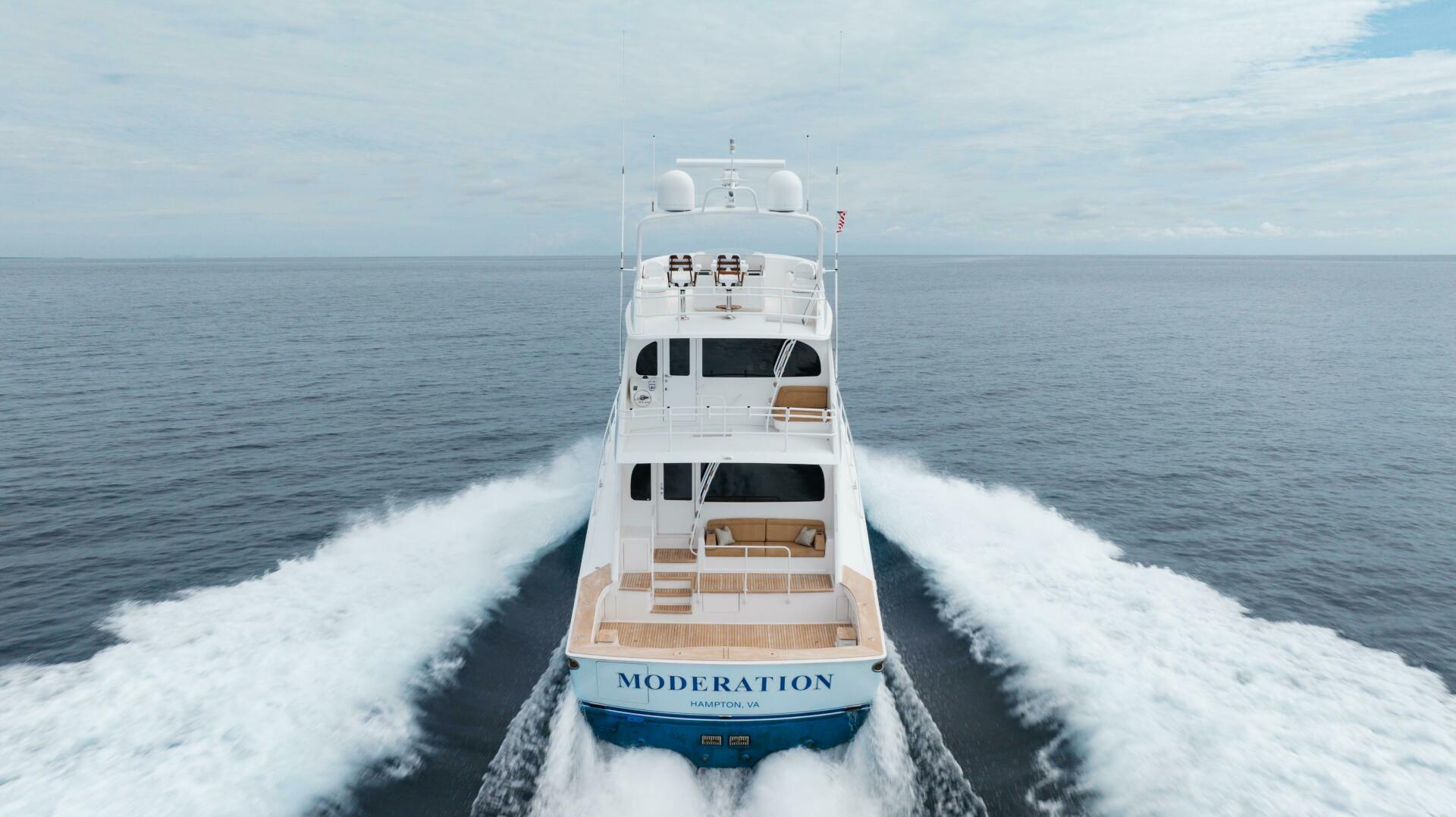 Viking-76 Enclosed Flybridge 2012-MODERATION Stuart-Florida-United States-Aft Aerial-5641670 | Thumbnail