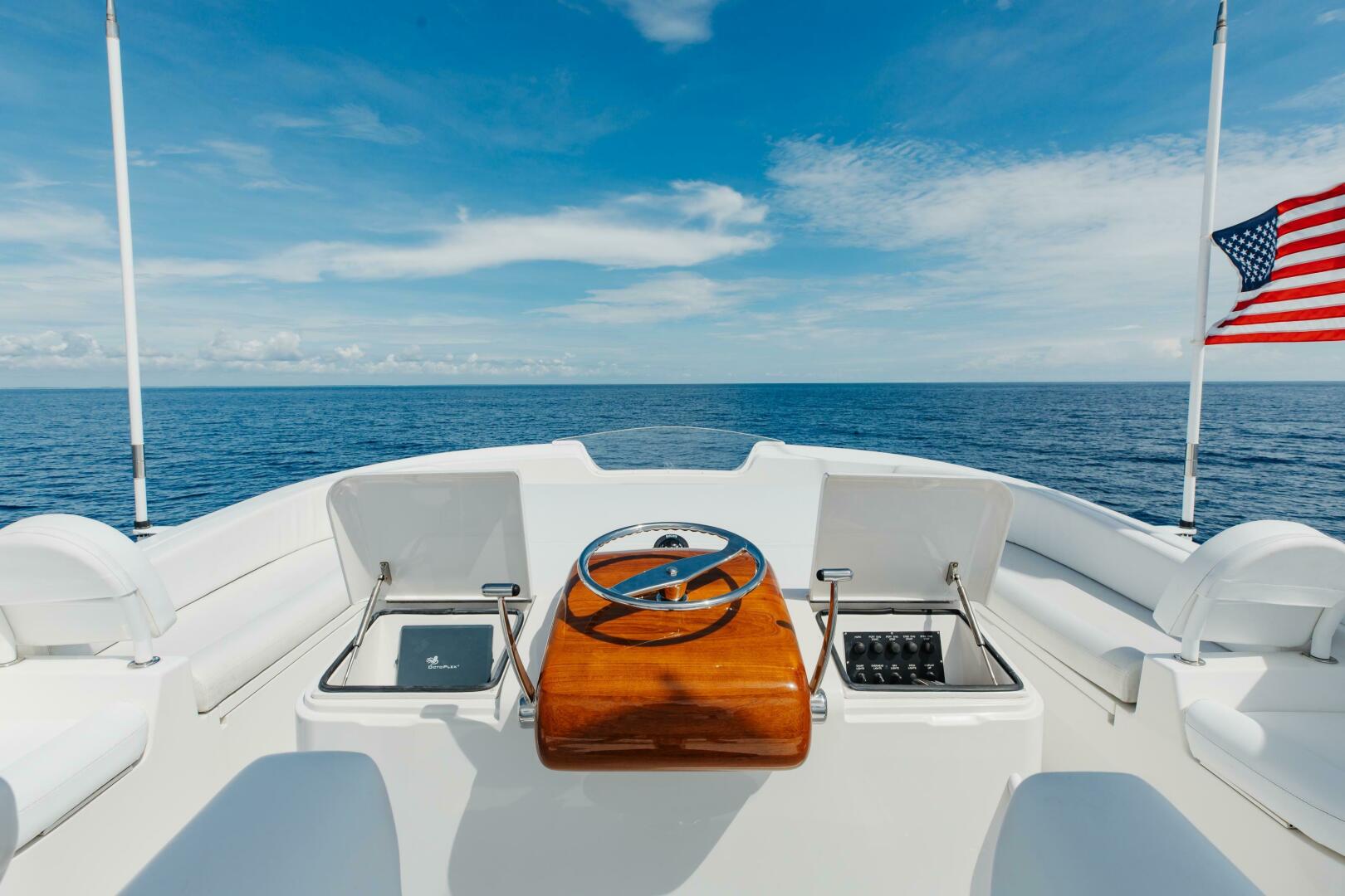 Viking-76 Enclosed Flybridge 2012-MODERATION Stuart-Florida-United States-Skybridge Helm Control-5641638 | Thumbnail
