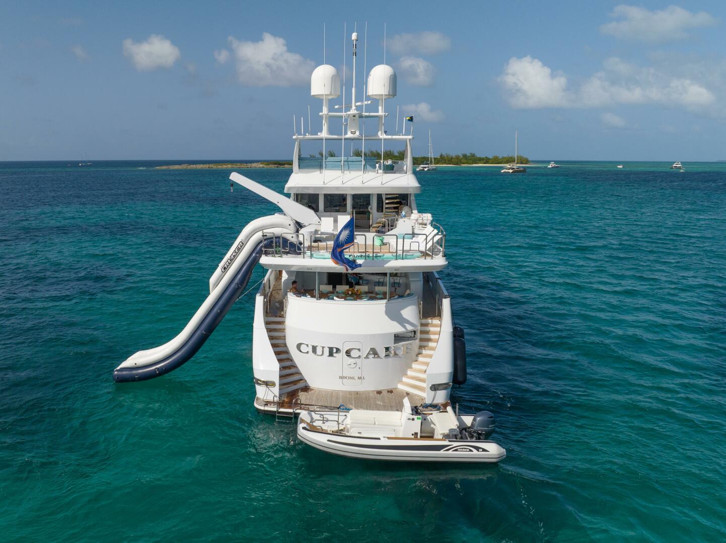 Westship-Skylounge 2001-CUPCAKE Fort Lauderdale-Florida-United States-Stern with Tender and Slide-5540249 | Thumbnail