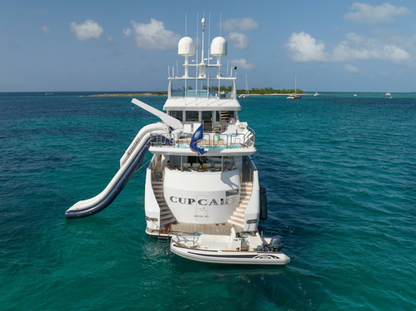 Westship-Skylounge 2001-CUPCAKE Fort Lauderdale-Florida-United States-Stern with Tender and Slide-5540249