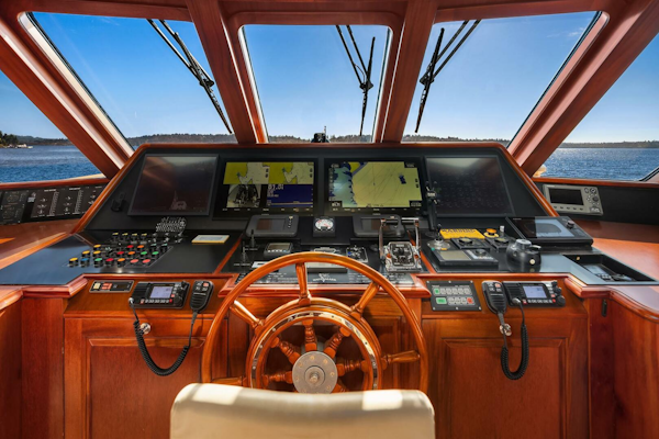 Rayburn Custom Yachts-Flush Deck 2001-JADE PANAMA Bellevue-Washington-United States-Helm-5691429