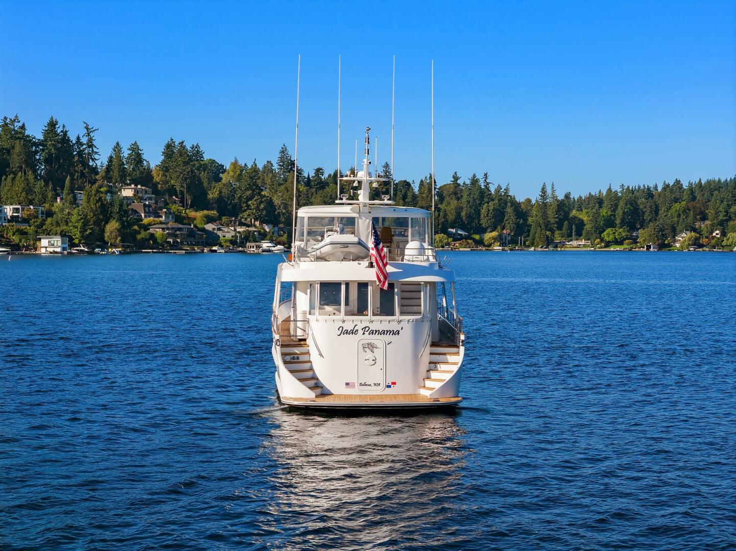 Rayburn Custom Yachts-Flush Deck 2001-JADE PANAMA Bellevue-Washington-United States-Stern-5692355 | Thumbnail