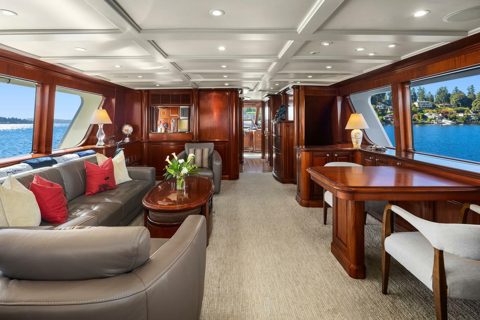 Rayburn Custom Yachts-Flush Deck 2001-JADE PANAMA Bellevue-Washington-United States-Salon-5685698 | Thumbnail