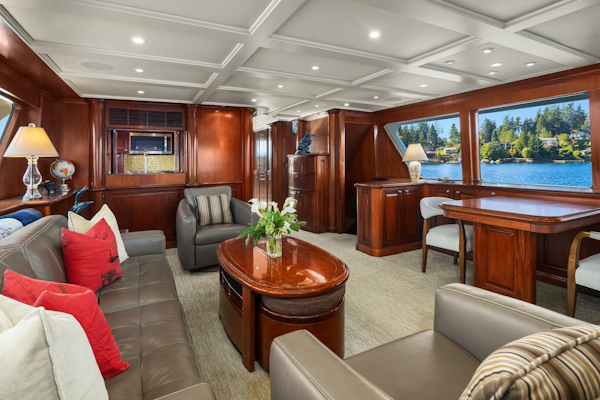 Rayburn Custom Yachts-Flush Deck 2001-JADE PANAMA Bellevue-Washington-United States-Salon-5691061