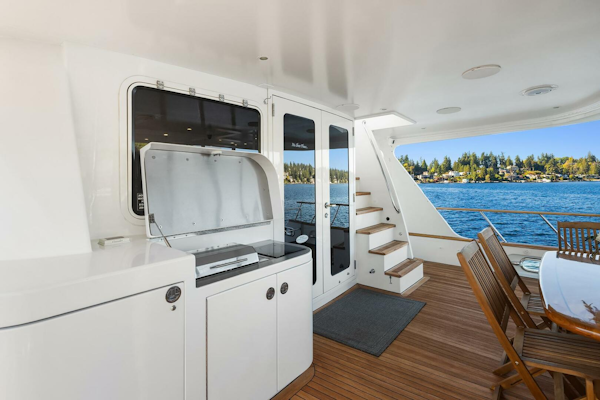 Rayburn Custom Yachts-Flush Deck 2001-JADE PANAMA Bellevue-Washington-United States-Aft Deck-5685737