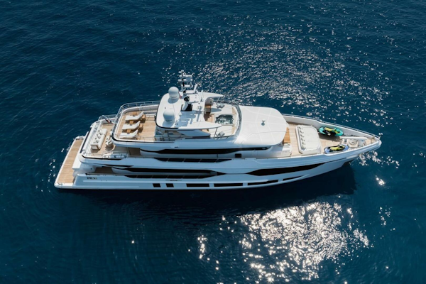 Majesty Yachts-120 2024-Optimism Stuart-Florida-United States-Luxurious 2023 Majesty 120 yacht cruising on open blue sea.-5695608