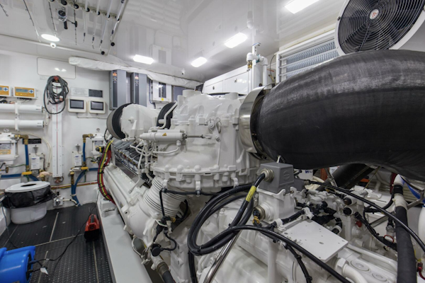 Viking-92 Enclosed Bridge 2016-Touché Orange Beach-Alabama-United States-2016 92 Viking Enclosed Bridge Touche Engine Room (2)-5551877