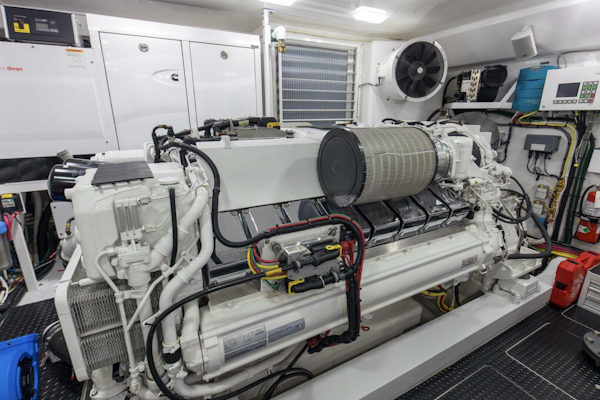 Viking-92 Enclosed Bridge 2016-Touché Orange Beach-Alabama-United States-2016 92 Viking Enclosed Bridge Touche Engine Room (6)-5551881
